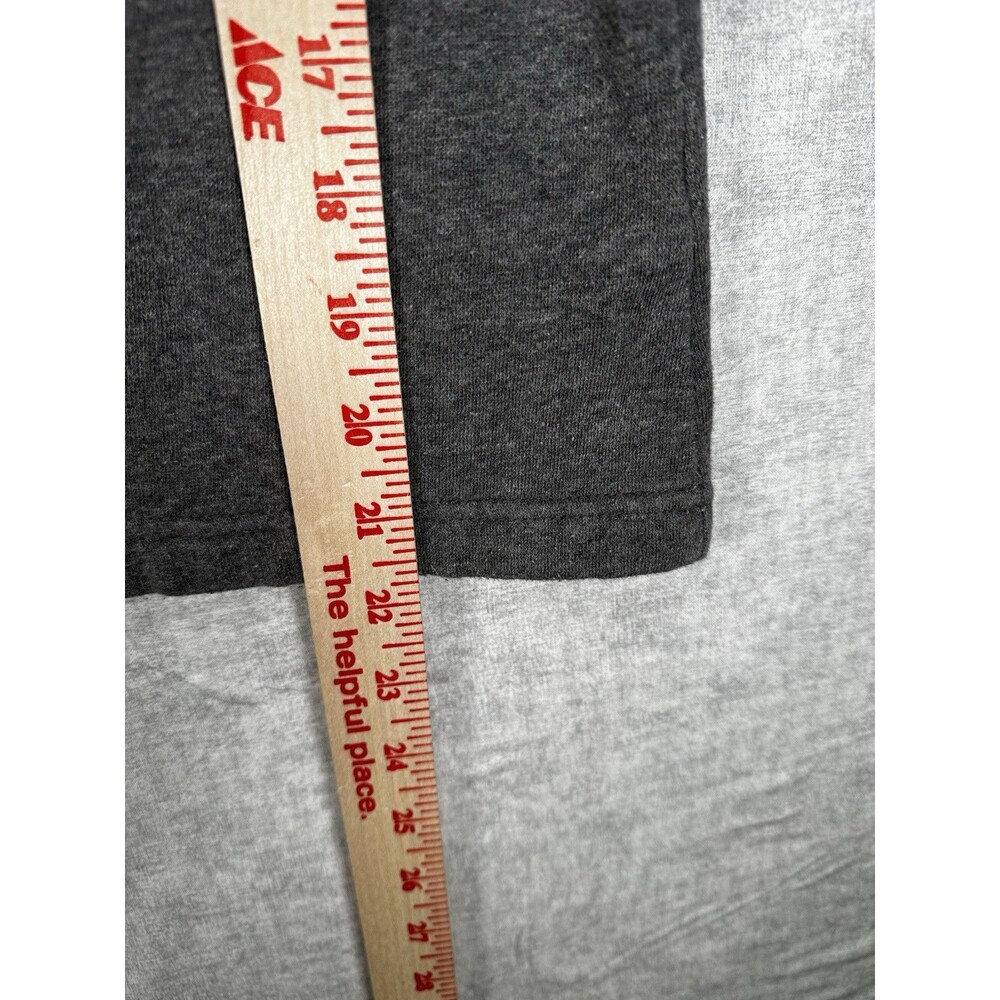 Express Hoodie Womens Size Medium Full Zip Gray Long Sleeve Sweatshirt - Picture 5 of 6